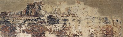 Profane Paintings from Sigena: Naval Battle Between a Christian Galley and a Saracen Galley by Unbekannt Unbekannt